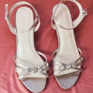 David's Bridal Elena Kitten Heel Sandal